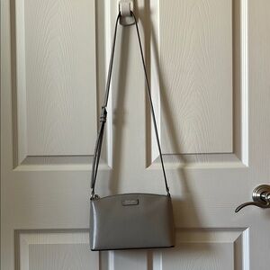 Kate Spade Gray Crossbody Bag Sleek Design
